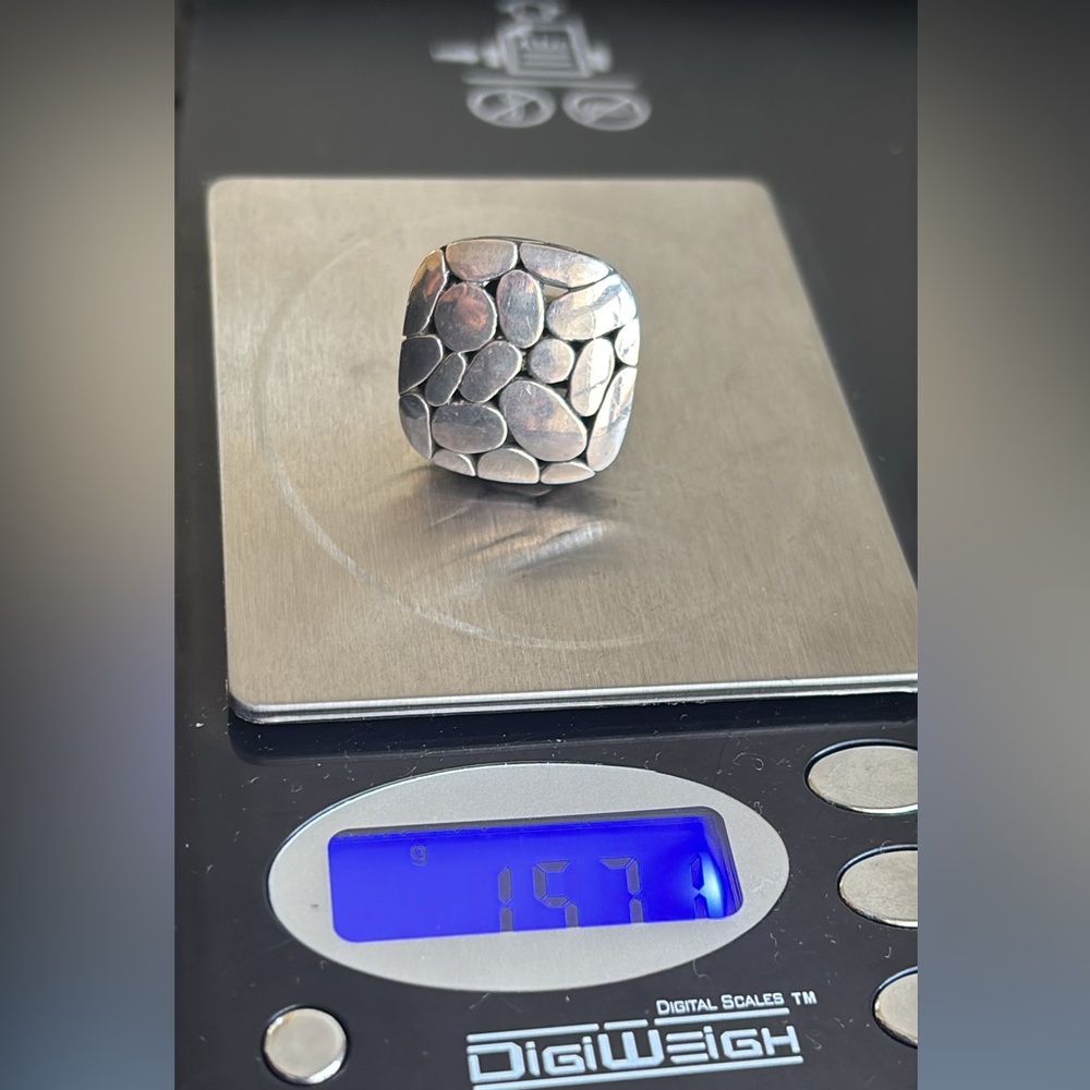 John Hardy Sterling Silver Pebble Ring - image 8